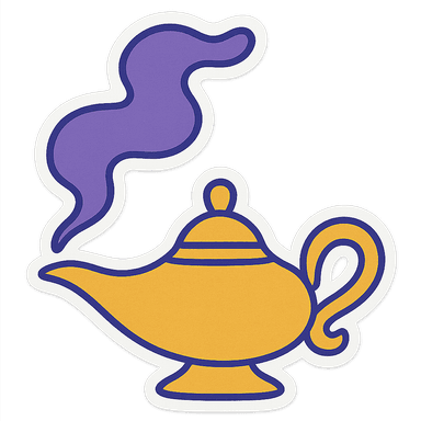 Lamp sticker