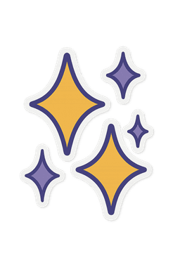 Sparkles sticker